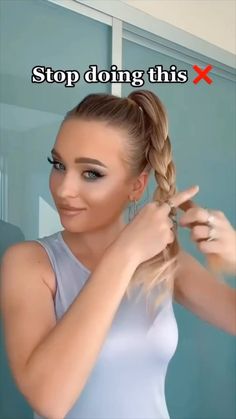 Daily Hair Tutorials 💇‍♀️ | Beautiful hair tutorials for you 😍🥰 By @ingaterner ♥️ Follow us to get more hair style ideas and learn simple beautiful hair styles 💓 . .... | Instagram Braid Hack, Ponytail Braid, Makeup Bridesmaid, Hair Upstyles, Easy Hair Updos, Hairstyles Wedding, Hair Tutorials For Medium Hair, Peinados Fáciles Para Cabello Corto, Hair Stylies