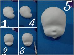 how to make a doll head out of plastic