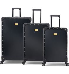 Vince Camuto Jania 2.0 3-Piece Luggage Set | Nordstromrack Luxury Luggage Sets, Luxury Suitcase, Medium Suitcase, Luxury Luggage, 3 Piece Luggage Set, Small Suitcase, Large Suitcase, Spinner Suitcase, Suitcase Set