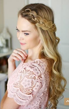 Mermaid Braids, Headband Braid, Easy Trendy Hairstyles, Mermaid Braid, Simple Prom Hair, Quinceanera Hairstyles, Hair Upstyles, Prom Hairstyles For Long Hair, Braid Tutorial