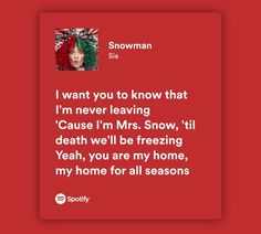 Christmas Song Aesthetic, Christmas Song Spotify, Last Christmas Song Lyrics, Snowman Sia Lyrics, Snowman Song Lyrics, Christmas Lyrics Wallpaper, Christmas Lyrics Quotes