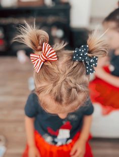 4th of July Piggy Tail Bows, 4th of July Headband, Fourth of July Bow, Baby Headband, Patriotic Hair Bow, Hair Clip, Pigtail Clips, Baby Bow - Etsy 4th Of July Baby Hairstyles, Toddler Fourth Of July Hair, Fourth Of July Kids Hairstyles, 4th Of July Hair For Kids, 4th Of July Hairstyles For Toddlers, Fourth Of July Hairstyles For Kids Easy, Toddler Hair Clips Styles, 4th Of July Toddler Hair, Toddler 4th Of July Hairstyles