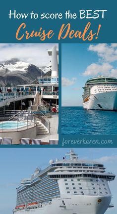 cruise ships with the words how to score the best cruise deals