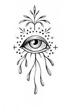 an all seeing eye tattoo design