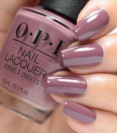 Opi Nail Polish Colors, Opi Gel Nails, Toe Nail Color, Fall Nail Colors Nail 2023 Color, Opi Mauve Nail Polish, Opi Professional Gel Colors, Newest Nail Colors, Mauve Nail Colors Gel, Neutral Color Nails Short, Mauve Opi Gel Polish, Mauve Nail Color Opi, Fall Dip Colors 2022