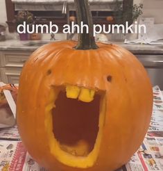 October Memes, Pumkin Carving, Halloween Pumpkin Carving Stencils, Pumpkin Carving Designs, Halloween Pumpkin Designs, Funny Pumpkins, Pumpkin Faces, Pumpkin Design