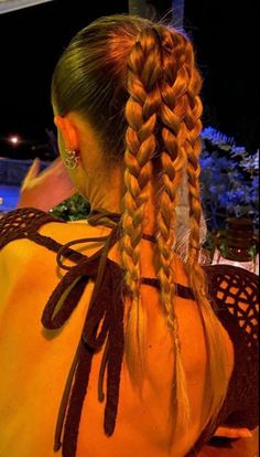 Slicked Back Hair, Hair Stylies, Festival Hair, 가을 패션, Aesthetic Hair, Pretty Hairstyles, Summer Hairstyles, Hair Looks, Hair Trends