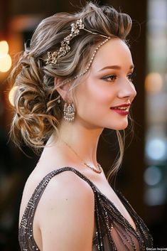 Greek Hairstyles Goddess, Twisted Crown Braid, Greek Goddess Hair, Artsy Hair, Greek Goddess Hairstyles, Grecian Hairstyles, Elven Hairstyles, Drama Outfit, Beautiful Wedding Hairstyles