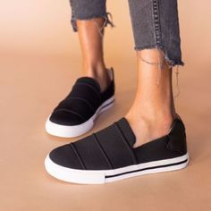 This athleisure sneaker is made of fabric with a leather lining and synthetic sole. This style also features a round shaped closed toe. Stylish Comfortable Shoes, Comfortable Stylish Shoes, Round Toe Sneakers, Athleisure Sneakers, Slip On Shoe, Slip On Shoes, Comfortable Shoes, Athleisure, Memory Foam