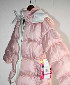 #Pink Platinum Puffer Jacket For Girls #Pink Platinum #New With Tags #Children Jacket #Size 5/6 #Water Resistant Outer Shell #Win Protected Garment # Warm Winter Fleece Lining 2 Side Pocket In Front #Zipper Lightweight Comfortable #100% Polyester Pink Hooded Puffer Jacket For Spring, Pink Winter Puffer Jacket With Pockets, Pink Puffer Jacket With Pockets For Winter, Trendy Pink Hooded Puffer Jacket, Trendy Pink Puffer Jacket For Cold Weather, Trendy Pink Puffer Jacket With Pockets, Pink Long Sleeve School Outerwear, Pink Outerwear For School In Fall, Cute Winter Outerwear For School