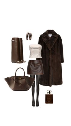 Brown fall outfit for classy women Academia Aesthetic Outfit, Rich Fashion, Where To Buy Clothes, Brown Fall, Easy Trendy Outfits, Leather Outfit, Classy Women, Lookbook Outfits