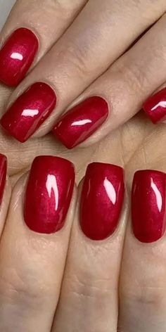 From Sandy Shepherd Red Dip Nail Colors, Red Dip Nails Powder, Red Nail Color Ideas, Nail Red Color, Red Nails With Art, Red Dip Powder Nails Design, Dip Nails Red, Red Fancy Nails, Pedicure Color Ideas