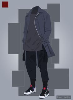 Techwear Streetwear, Techwear Fashion, Cyberpunk Clothes, Cyberpunk Fashion, Mens Casual Dress Outfits, Men Stylish Dress, Guys Clothing Styles, Cool Outfits For Men, Mens Fashion Casual Outfits