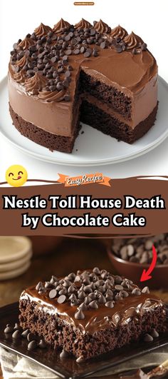 Dream Dessert, Cake Preparation, Perfect Chocolate Cake, Nestle Toll House, Toll House, Moist Cake, Chocolate Fudge Cake, Moist Chocolate Cake, Trending Recipes