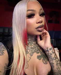 Dark Makeup Looks, Frontal Wig Hairstyles, The Perfect Girl, Pretty Tattoos For Women, Glamour Makeup, Dope Hairstyles, Wig Styles, Black Natural Hairstyles, Hair Inspiration Color