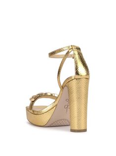 Product Description High Heel Ankle Strap Sandal Product Details Heel Height: 4.5" Platform Height: 1.2" Faux Leather Imported Golden Heels Wedding, Golden Heels, Heels Wedding, Wedding Heels, Gold Heels, Ankle Strap Sandals, Strap Sandals, High Heel, Ankle Strap