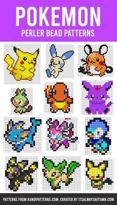 the pokemon perler bead patterns