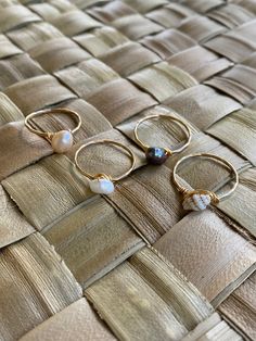 gold filled ring size 8 Shell Wire Wrapped Jewelry, Diy Shell Ring, Gold Wire Wrapped Rings In 14k Gold Filled, 14k Gold Filled Wire Wrapped Rings, Wire Wrap Bead, Shark Tooth Ring, Diy Jar, Easy Crafts To Sell, Wrapped Rings