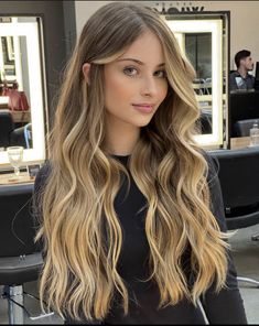 Hair Balayage Brown, Hair Extensions Balayage, Warm Blonde Hair, Brown With Blonde, Balayage Brown, Cool Blonde Hair, Honey Blonde Hair, Hair Topper, Blonde Hair Inspiration