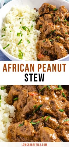 this african peanut stew is an easy and delicious dinner that's ready in under 30 minutes