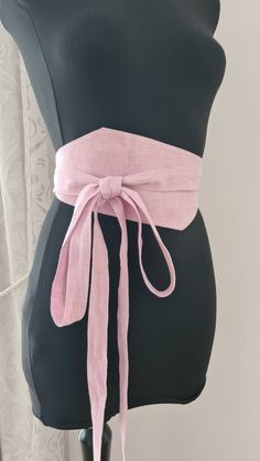 Obi Style Wrap Belt/ Linen Belt/ Wrap Belt/ Wide Belt / Japan | Etsy Belt Kain, Fabric Belts For Women, Spring Cotton Corset Belt, Obi Belt Diy, Obi Upcycle, Obi Belt From Neck Ties, Belts For Women Fashion, Obi Belt Pattern, Obi Wrap Belt