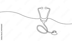 a stethoscope with a cord attached to it