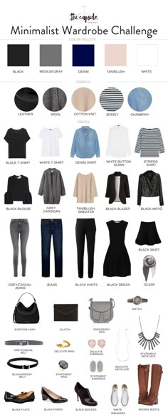 Wardrobe Challenge, Mode Tips, Capsule Wardrobe Work, Minimal Wardrobe, Capsule Wardrobe Ideas, Capsule Closet, Minimalist Capsule Wardrobe, Wardrobe Capsule