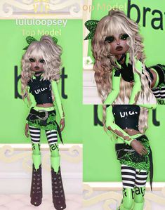 #dresstoimpress theme brat lululoopsey on dti Brats Aesthetic, Rh Design, Revealing Outfit, Skate Birthday, How To Look Expensive, Baddie Outfits Ideas