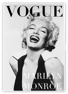 marilyn monroe is featured on the cover of the magazine's latest issue, volquee