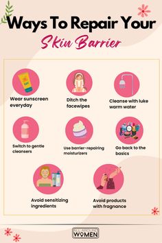 Ways To Repair Your Skin Barrier, skin barrier Facial Routine Skincare, Facial Routines, Skin Care Guide, Natural Face Skin Care, Serious Skin Care