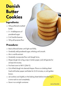 Butter Tea Cookies, 3 Ingredients Butter Cookies, How To Make Biscuits Easy Recipe, Classic Butter Cookies, Shortbread Cookie Recipe Easy, 2 Ingredients Recipes, Butter Cookies Recipe Easy, Butter Biscuit Recipe, Easy Butter Cookies