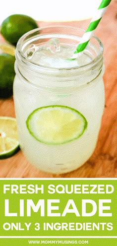 fresh squeezed limeade only 3 ingredients