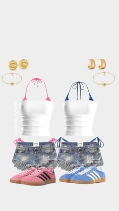 Matching Summer Outfits, Bff Matching Outfits, Matching Friend, Matching Outfits Best Friend, Beachy Outfits, Best Friend Outfits, Casual Preppy Outfits, Trendy Summer Outfits