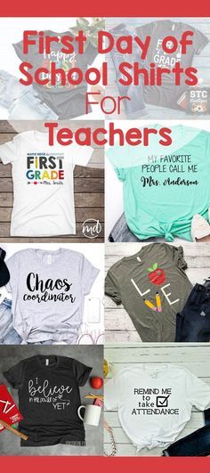 the first day of school shirts for teachers