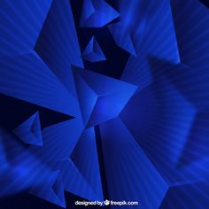 an abstract blue background with lines and shapes