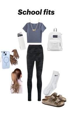 Cute fit for school Cute Clothes Styles For School, Tuesday Outfits For School, Simple But Cute Outfits For School, Cool Fits For School, Cute Picture Day Outfits, School Outfits Layout, Cute Outfits For School Summer, Simple Cute Outfits For School