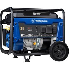 Westinghouse WGen5300v 6,600/5,300 Watt Gas Powered Portable Generator with RV and Transfer Switch Ready Outlets for Home Backup - Super Arbor Best Portable Generator, Fuel Gauge, Inverter Generator, Dual Fuel Generator, Transfer Switch, Portable Generator, Travel Necessities, Sump Pump, Power Generator