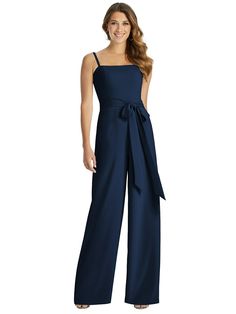 Bridesmaids Jumpsuits, Dessy Collection, Crepe Jumpsuit, Infinity Dress, Dress Order, Wide Leg Jumpsuit, Jumpsuits For Women, Jumpsuit Dress