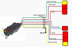 an electrical wiring diagram for a car