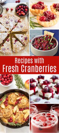 cranberry recipes with fresh cranberries