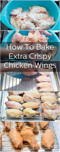 how to bake extra crispy chicken wings in the oven with instructions for baking