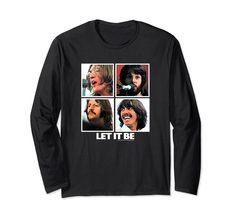 PRICES MAY VARY. Officially Licensed by The Beatles D19596-PBT-0039 Lightweight, Classic fit, Double-needle sleeve and bottom hem Beatles Let It Be, Beatles Graphic, Graphic Artwork, The Beatles, Branded T Shirts, Heathers, Special Features, Long Sleeve T Shirt, Heather Grey