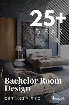 Get inspired by our collection of BACHELOR BEDROOM IDEASWhether you are on a budget or noti explain key principles that make a great space... Bachelor Room Decor, Mens Apartment Ideas Bachelor Pads, Bedroom Ideas For Men Bachelor Pads, Bachelor Room Ideas, Bedroom Ideas For Young Man, Adult Male Bedroom Ideas, Men Bachelor Pads, Bachelor Bedroom Ideas, Bachelors Pad