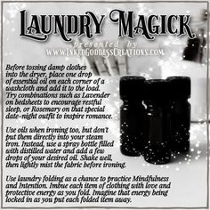 Witchy Laundry Room, Cleaning Witchcraft, Magical Wards, Alternative Medicine Holistic Healing, Hearth Witch, Hoodoo Spells, Witch Rituals