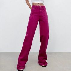 This Is A Listing Created For A Posh Show. Join A Posh Show To Learn More! Purple Baggy Straight Leg Pants, Purple Baggy Straight Leg Jeans, Baggy Purple Straight Leg Jeans, Baggy Straight Leg Purple Jeans, Purple Baggy Wide Leg Pants, Baggy Purple Pants For Spring, Purple Straight Leg Bottoms For Fall, Purple Baggy High-waisted Pants, Purple Straight Leg Pants For Fall