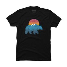 Channel your inner artist with the Bear Peaks premium ring spun cotton graphic Men's T Shirt created by gloopz for Design By Humans. It's time to add a pop of color, a splash of humor, and a whole lot of creativity to your day with apparel designed by one of our global artists. We're here to help you find that perfect you style! Size: xl. Color: black. Gender: male. Age Group: adult. Pattern: Bears. The Bear, Apparel Design, Black Media, Shirt Design, Spun Cotton, Color Pop, Age Group, Top Shirt, Men's T Shirt