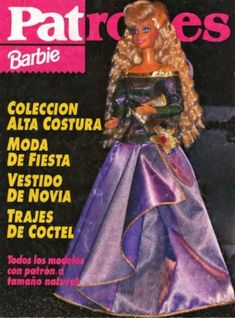 a magazine cover with a barbie doll on it's front page and the words paticoes written in spanish