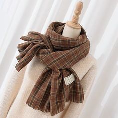 Long rectangular plaid scarf in cozy plaid colors to go with all your autumnal looks. 75" length x 26" width Autumn Scarf, Fall Plaid, Fringe Scarf, Scarf Gift, Fashion Board, Cozy Fall, Style Board, Scarf Styles, Winter Scarf