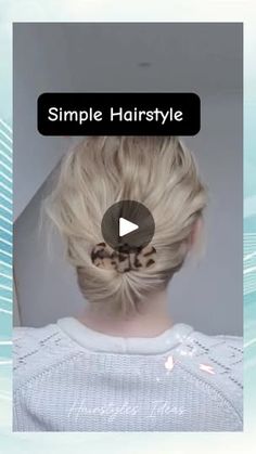 180K views · 2.1K reactions | Simple n Easy Updo 🌹
#hairstyle #hairstyles #beautiful #tutorial #hairtutorials #beautiful #hairideas #hairtips #bridesmaid #hair_hacks #bun #hairstylist | By Hairstyles Ideas | Facebook Diy Bridesmaid Hair, Medieval Hairstyles, Hair Garland, Easy Updo, Updo Hairstyle, Easy Updos, 10k Views, Hair Makeover, Ponytail Styles