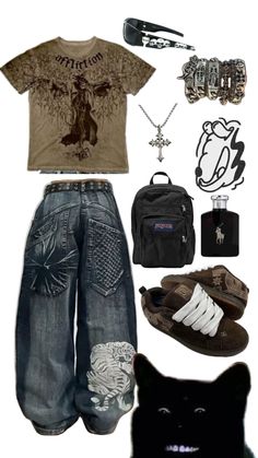 Downtown Outfits, Outfit Inspo Casual, Tomboy Style Outfits, Emo Outfits